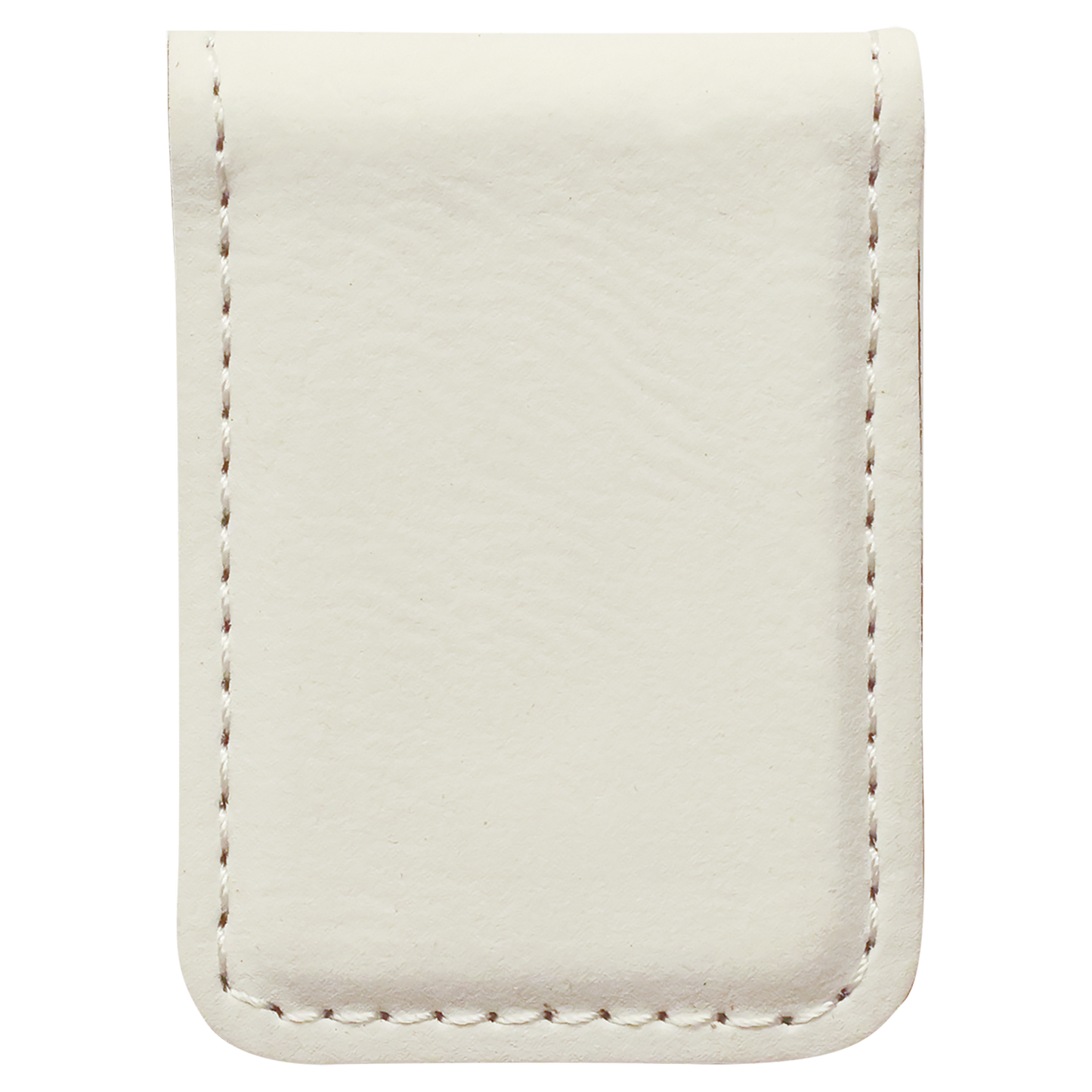 1 3/4" x 2 1/2" Laserable Leatherette Money Clip