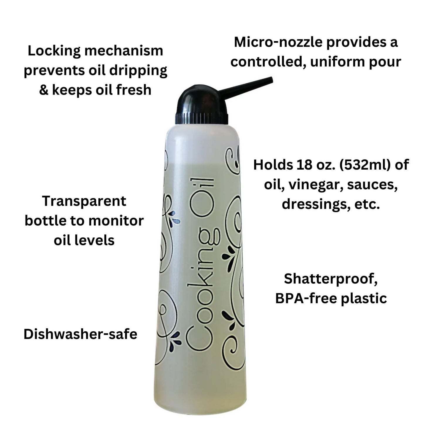 Oil Dispenser with Micro-Nozzle by Butterie