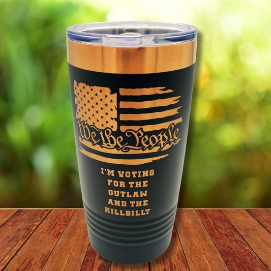 20oz Polar Camel Tumbler Identify as a Deplorable