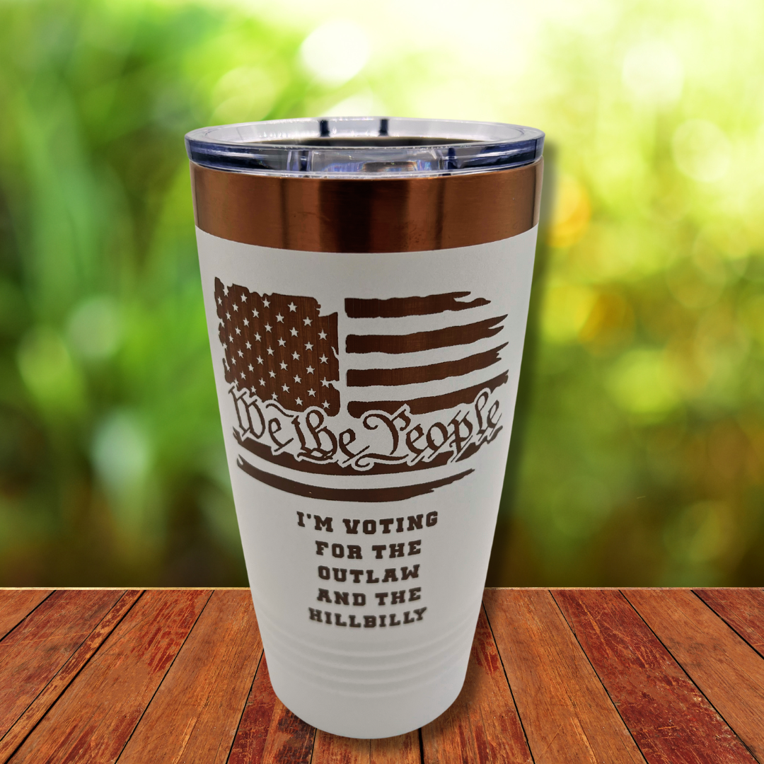 20oz Polar Camel Tumbler Identify as a Deplorable