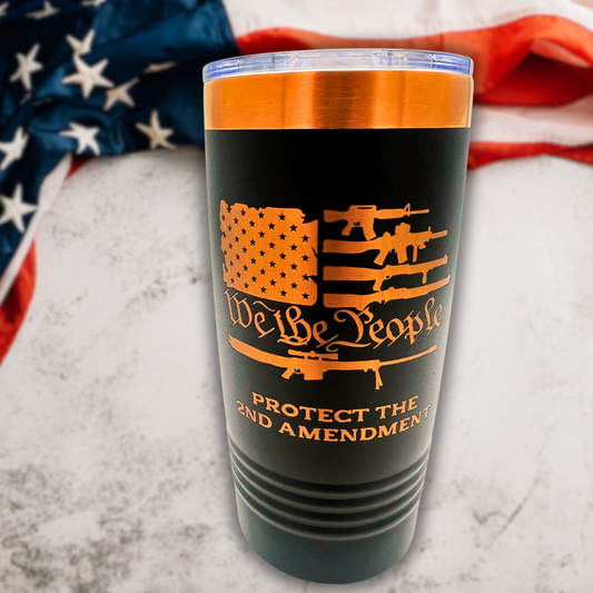 20oz Polar Camel Tumbler - 2nd Amendment