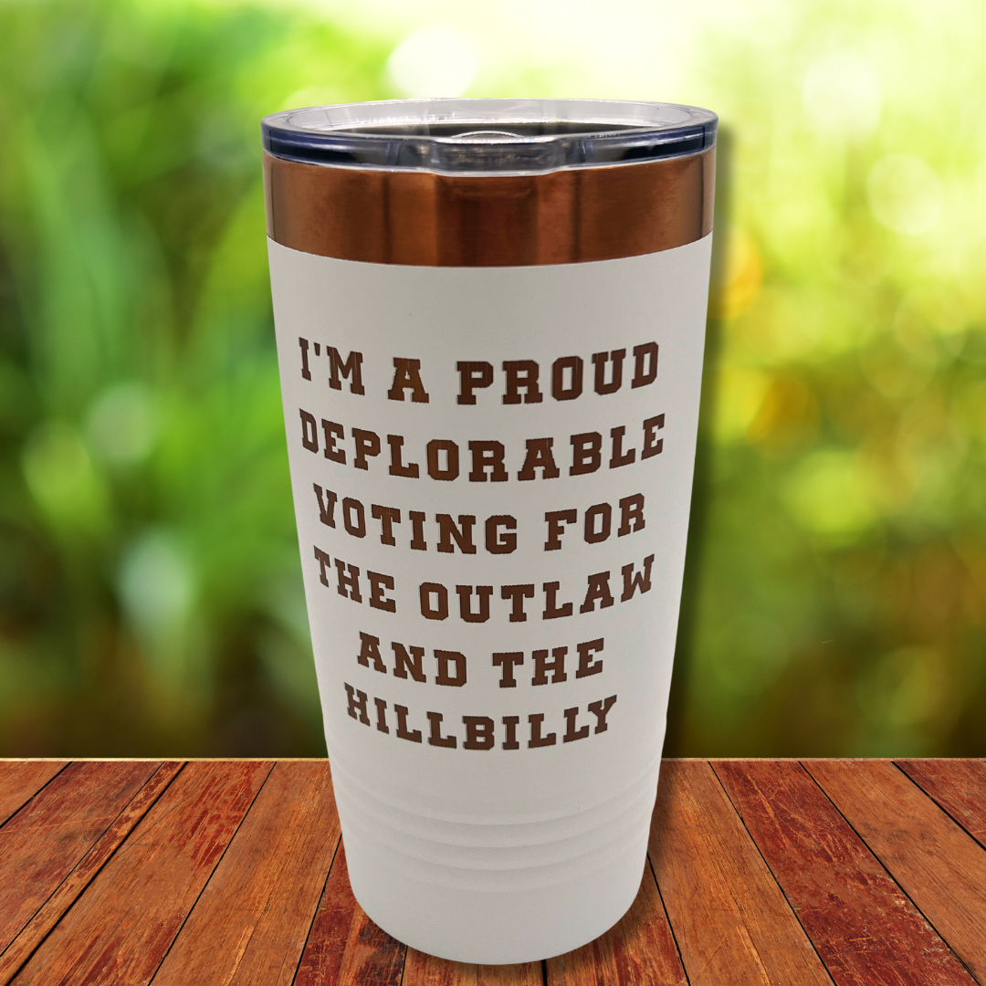 20oz Polar Camel Tumbler Proud Deplorable