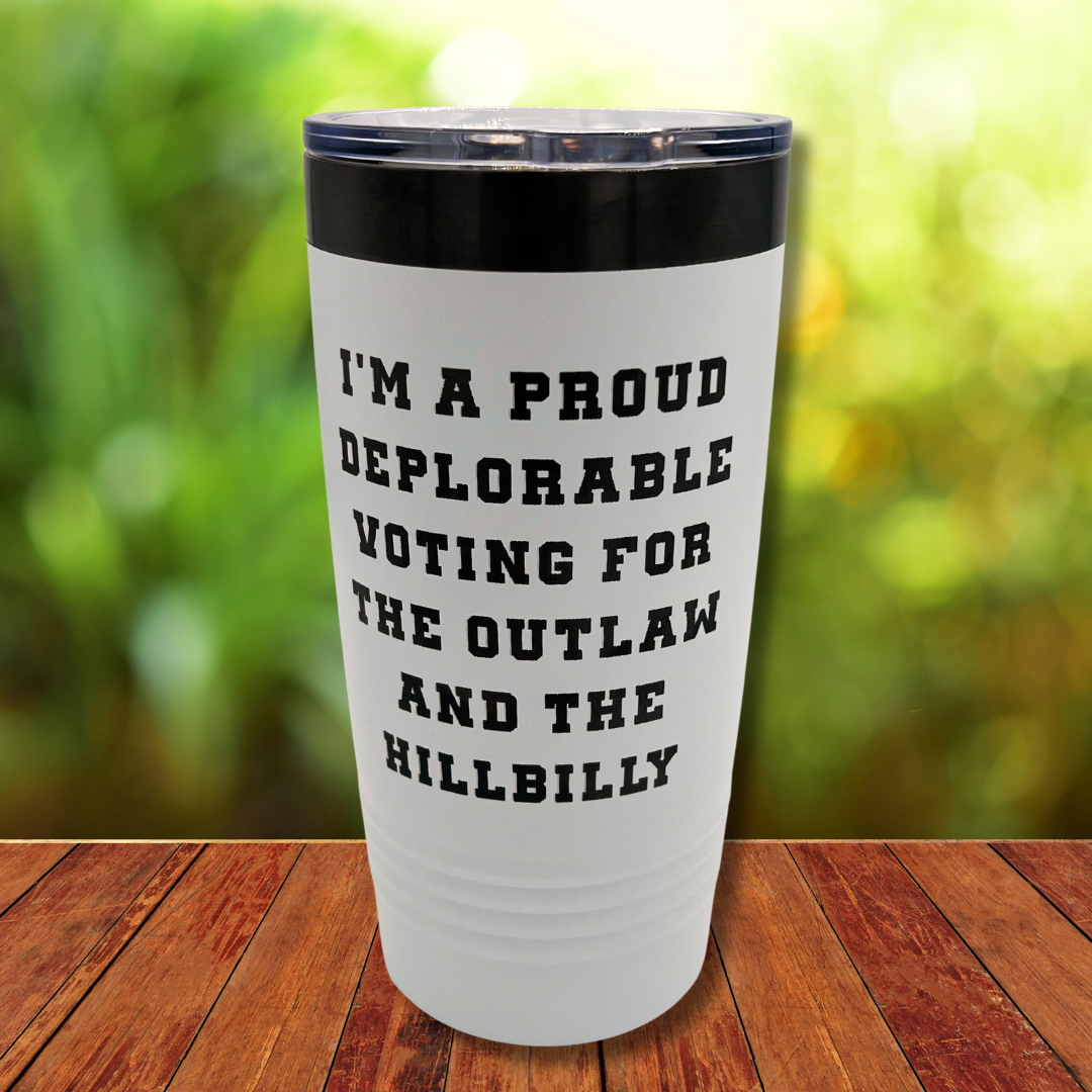 20oz Polar Camel Tumbler Proud Deplorable