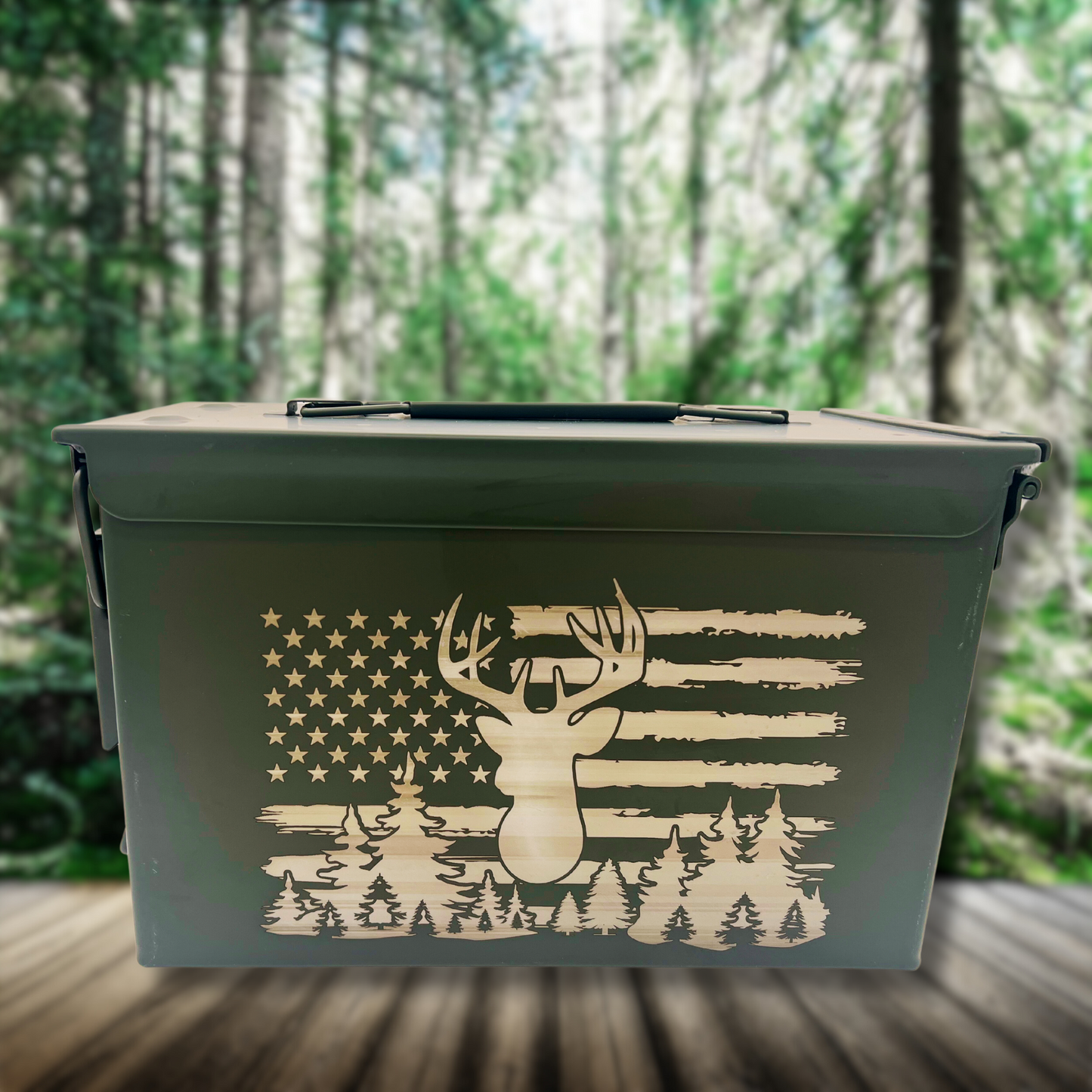 Hunting Life - Engraved Ammo Can