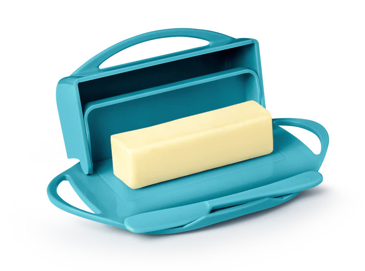 Butterie Butter Dish with attached Flip-Top Lid