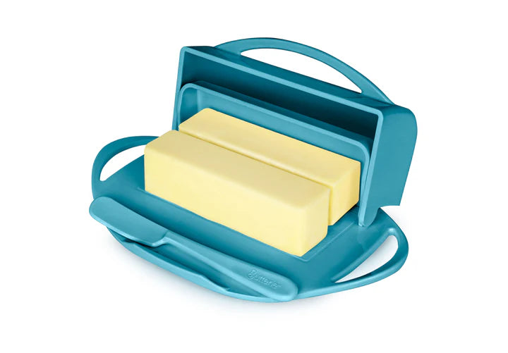 Butterie Butter Dish with attached Flip-Top Lid