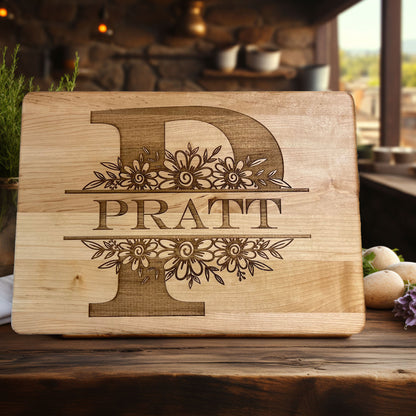 Custom Branded Maple Cutting Board with Juice Groove