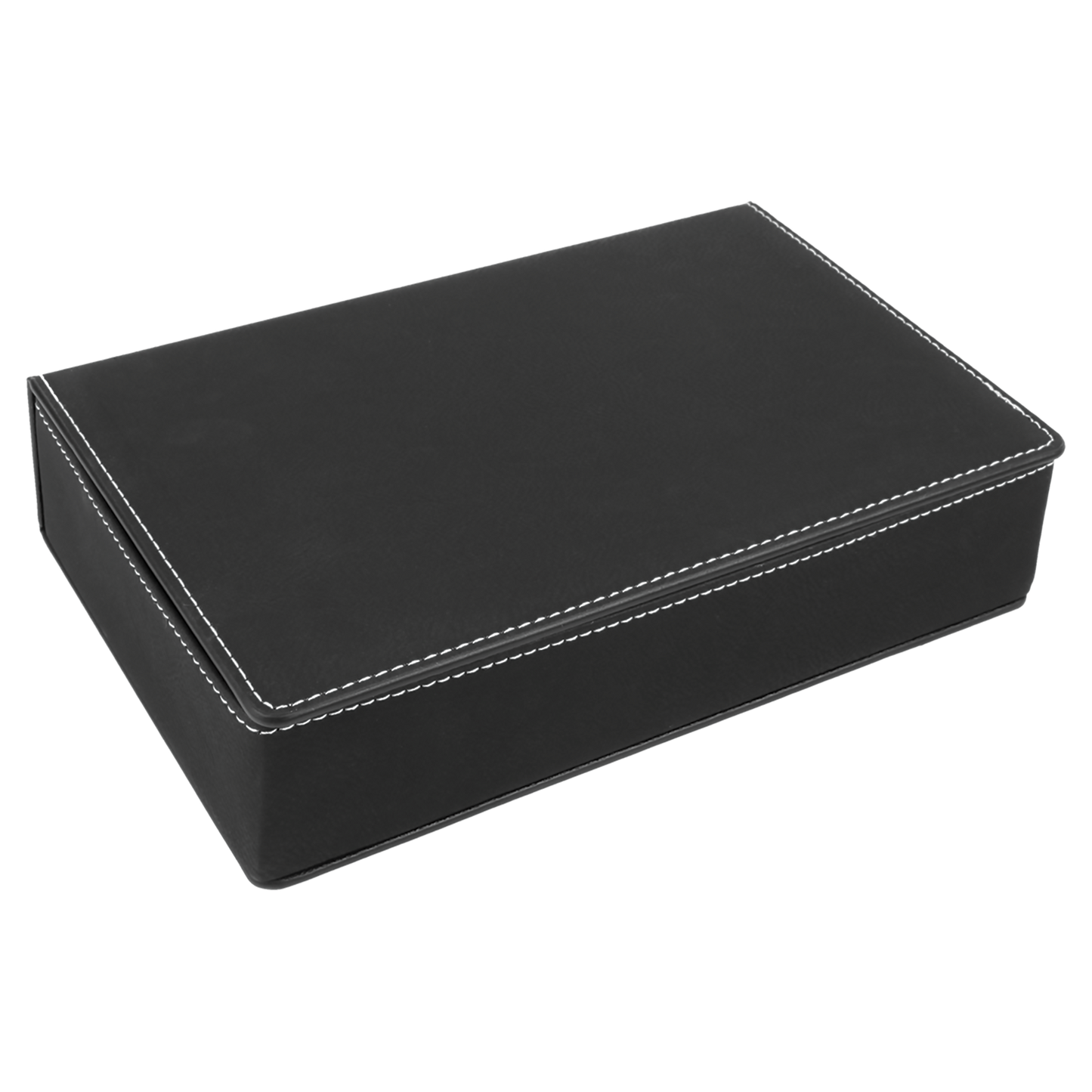 6 oz. Custom Engraved Leatherette Flask Gift Set