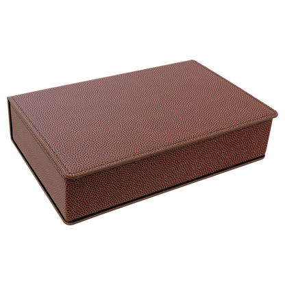 6 oz. Custom Engraved Leatherette Flask Gift Set