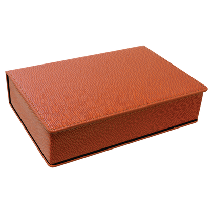 6 oz. Custom Engraved Leatherette Flask Gift Set