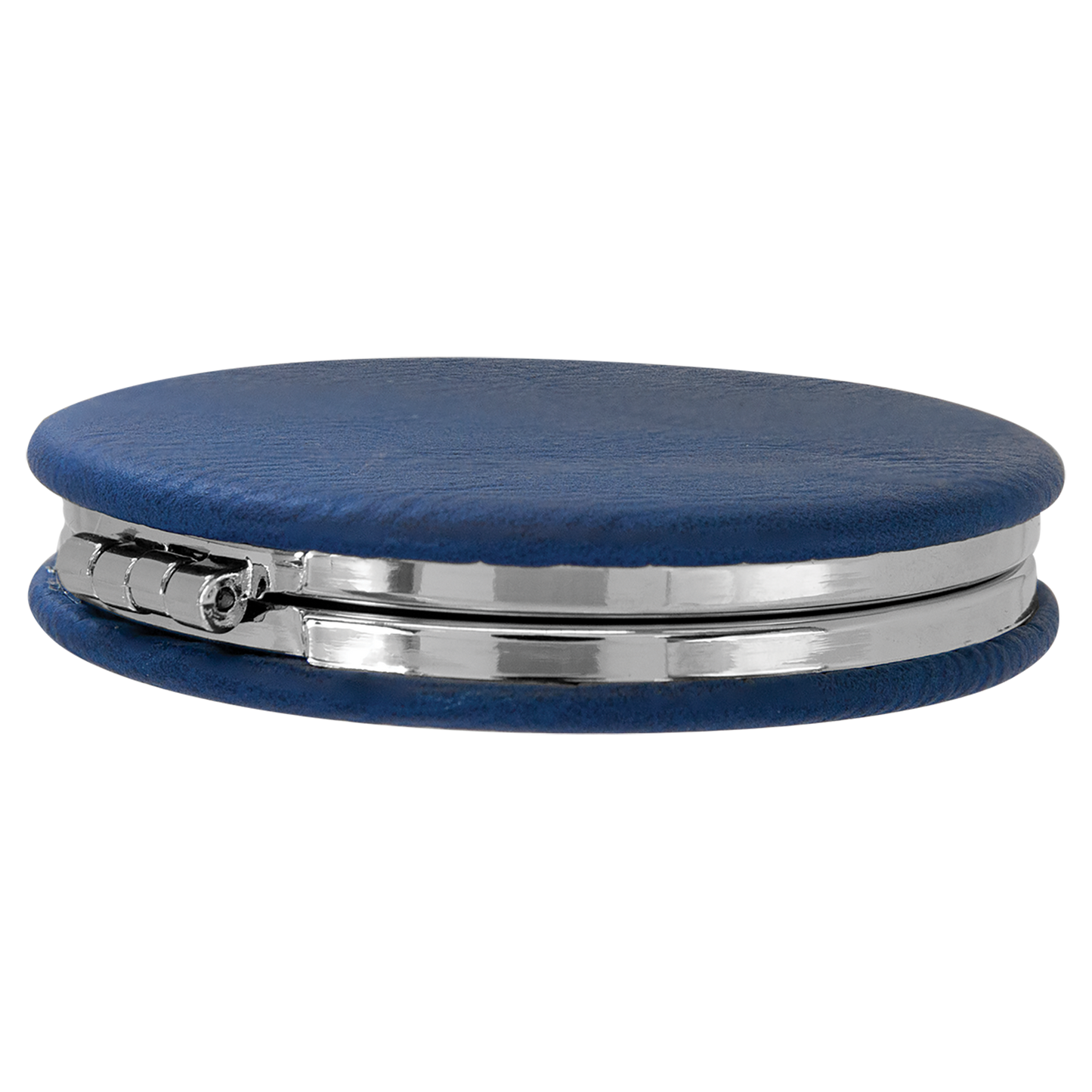 2 1/2" Custom Engraved Leatherette Compact Mirror
