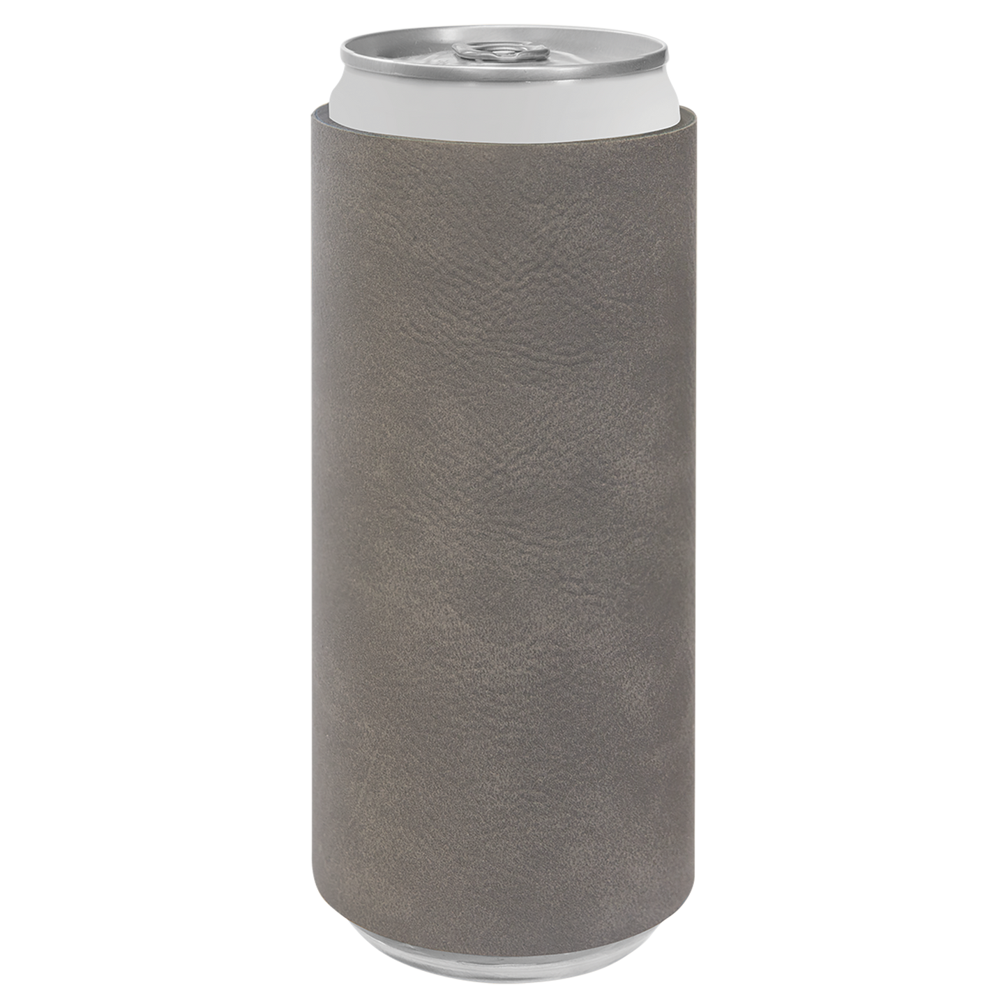 Custom Laser Engraved Slim Leatherette Beverage Holder (Koozie) - Upload Your Logo, Brand, or Image
