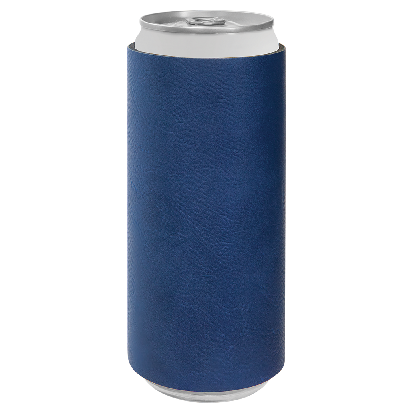 Custom Laser Engraved Slim Leatherette Beverage Holder (Koozie) - Upload Your Logo, Brand, or Image