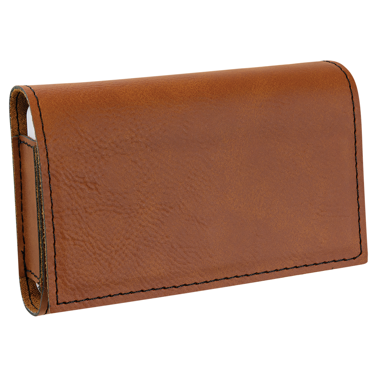 4 3/4" x 3 1/8" Custom Engraved Leatherette Pill Box