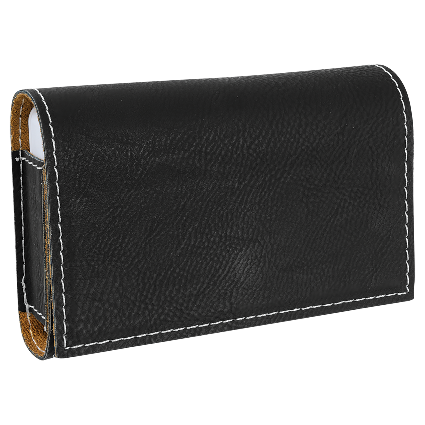 4 3/4" x 3 1/8" Custom Engraved Leatherette Pill Box