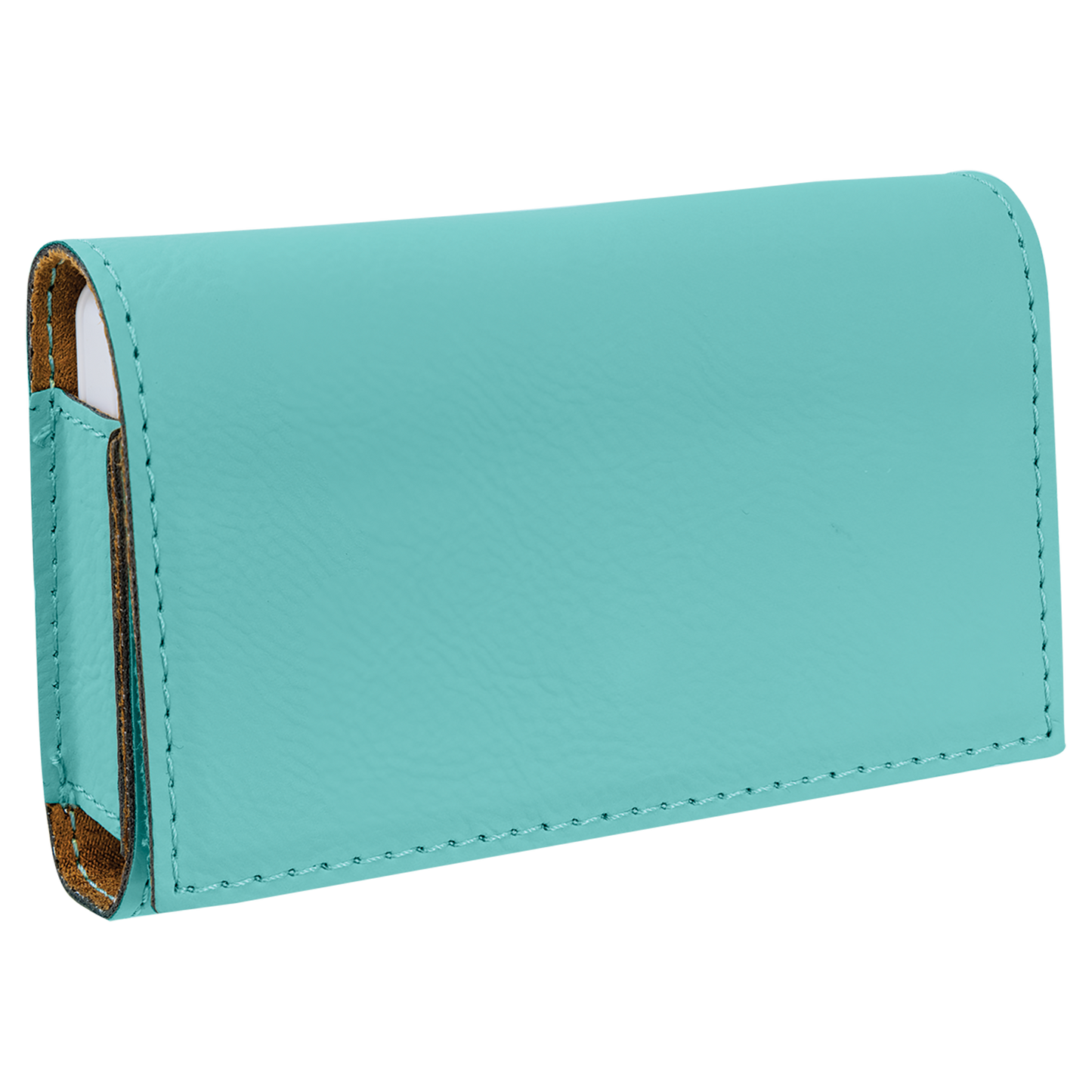4 3/4" x 3 1/8" Custom Engraved Leatherette Pill Box
