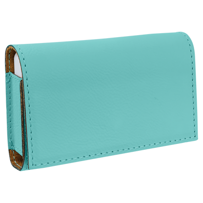 4 3/4" x 3 1/8" Custom Engraved Leatherette Pill Box