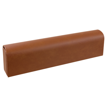 9 3/4" x 2 1/2" Laserable Leatherette Pill Box