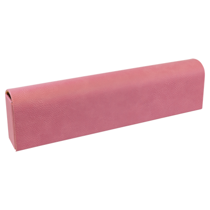 9 3/4" x 2 1/2" Laserable Leatherette Pill Box