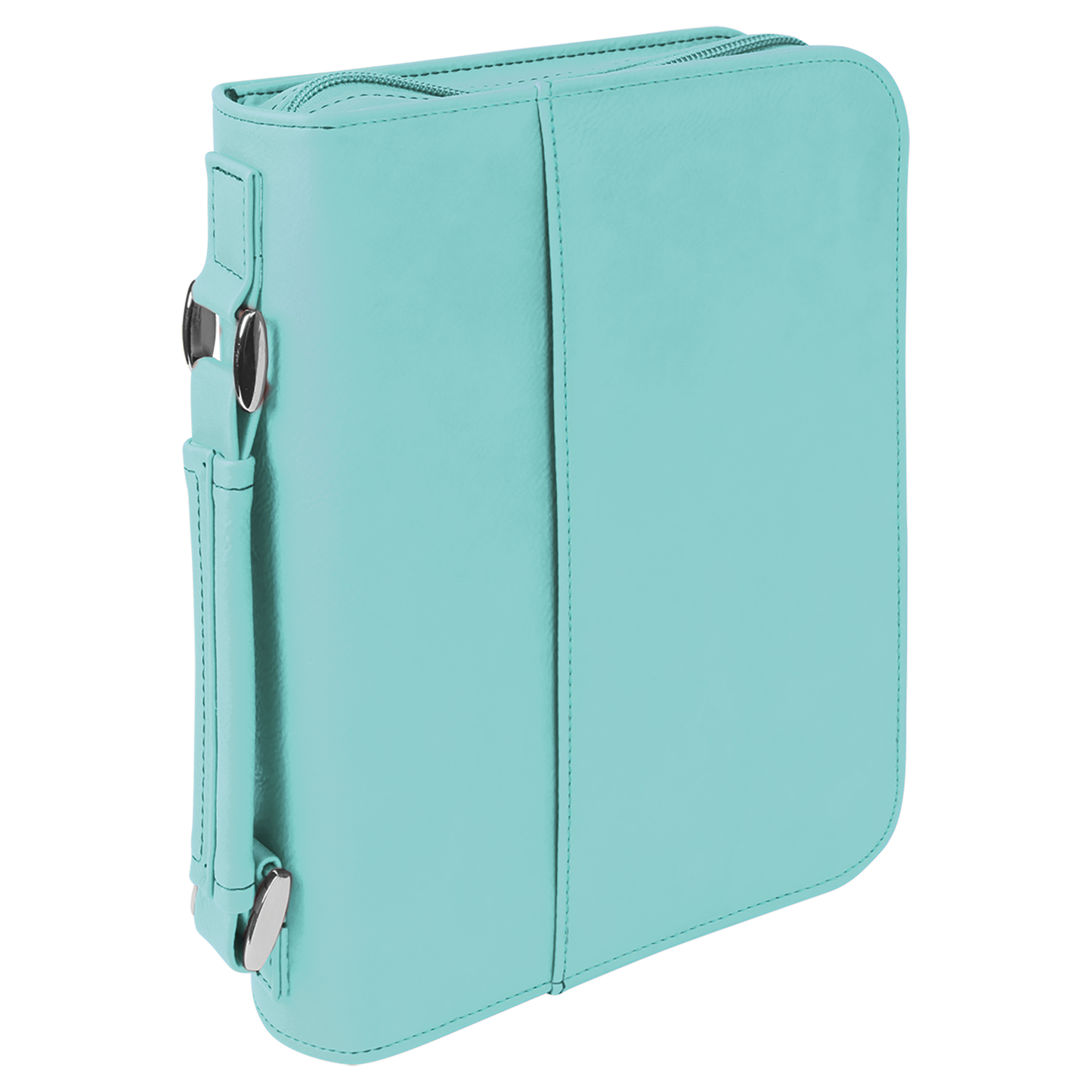 6 3/4" x 9 1/4" Leatherette Book/Bible Cover with Handle & Zipper