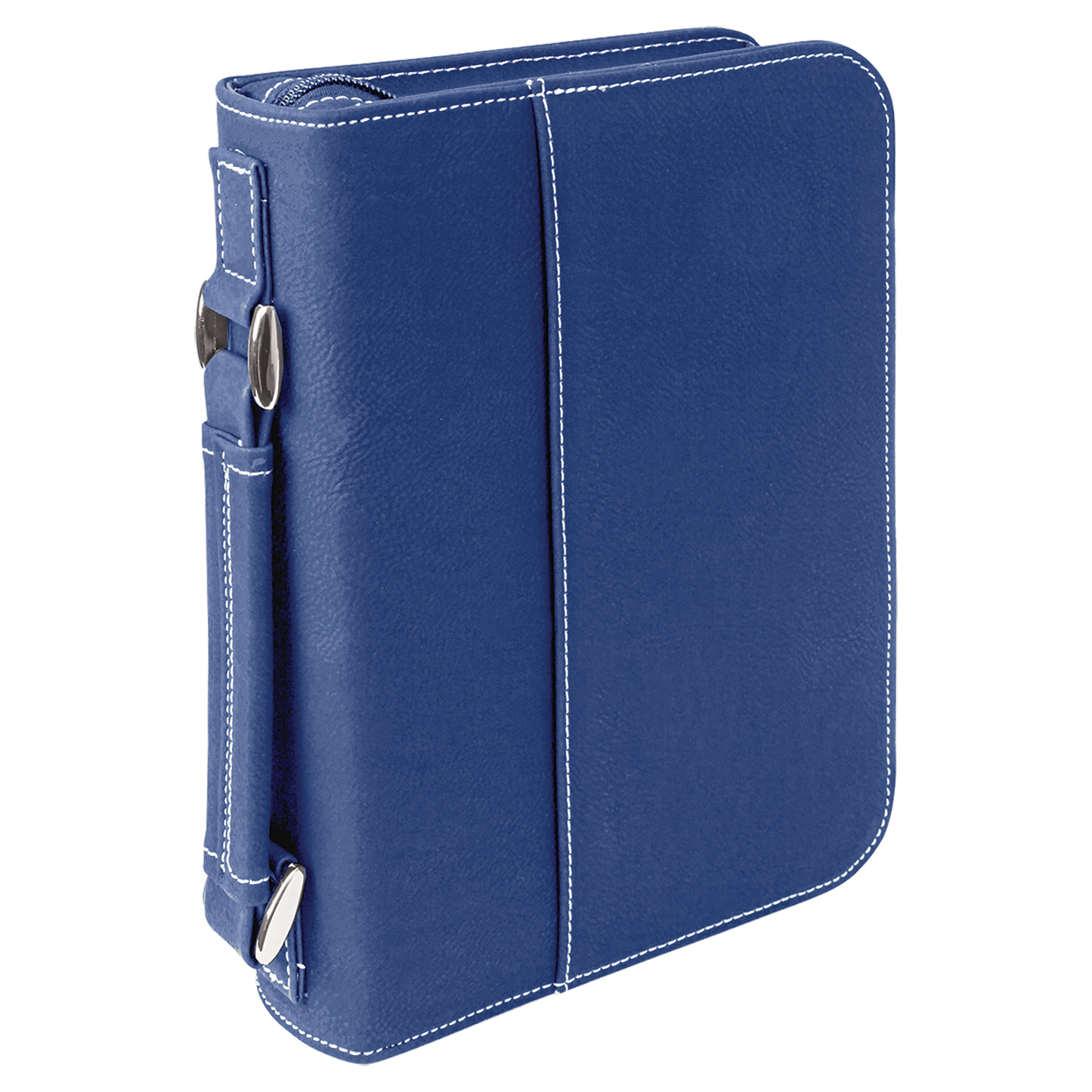 6 3/4" x 9 1/4" Leatherette Book/Bible Cover with Handle & Zipper