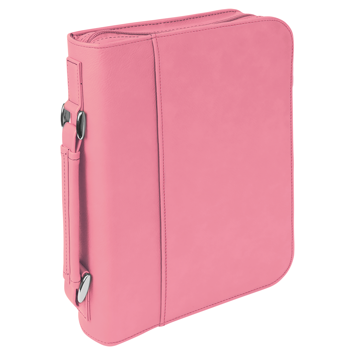 7 1/2" x 10 3/4" Leatherette Book/Bible Cover with Handle & Zipper