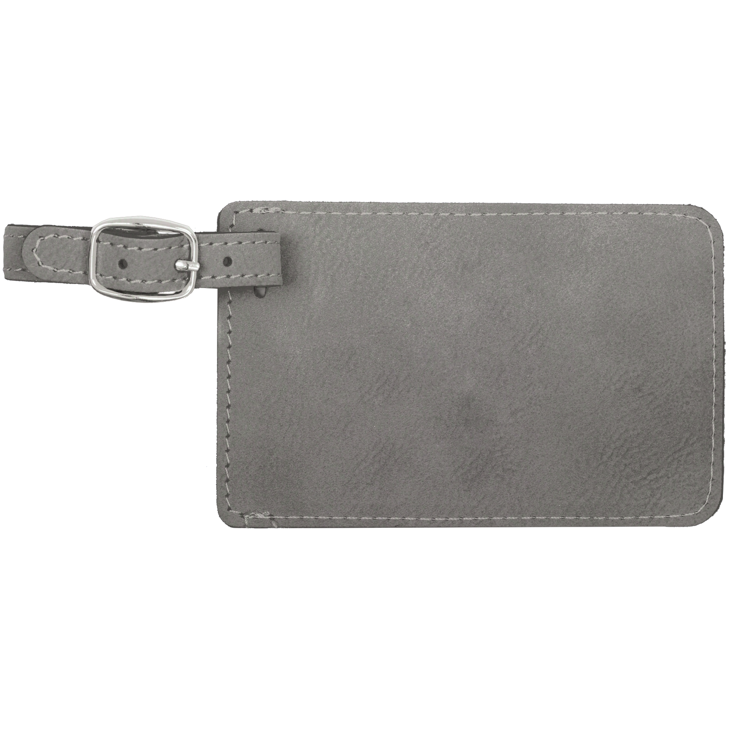 4 1/4" x 2 3/4" Custom Engraved Leatherette Luggage Tag