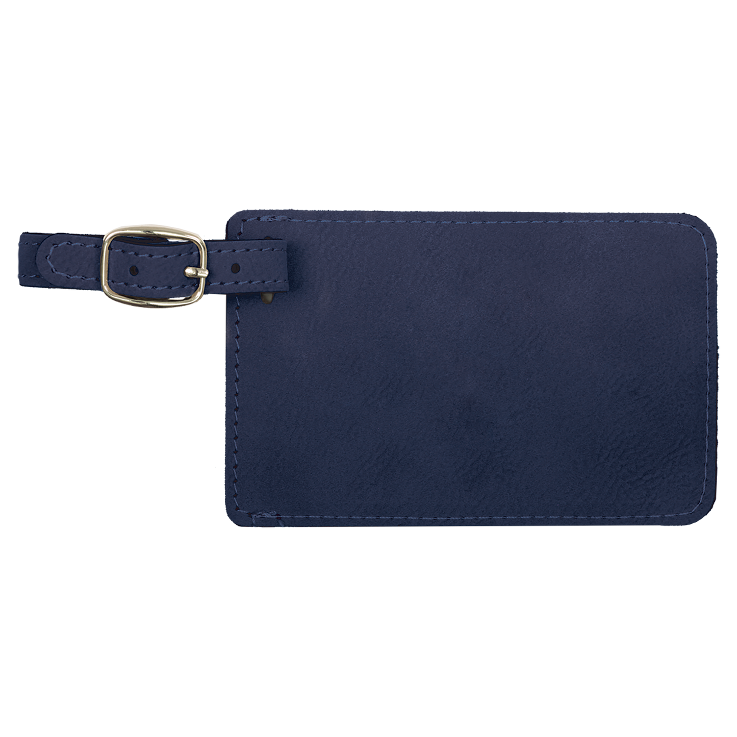 4 1/4" x 2 3/4" Custom Engraved Leatherette Luggage Tag