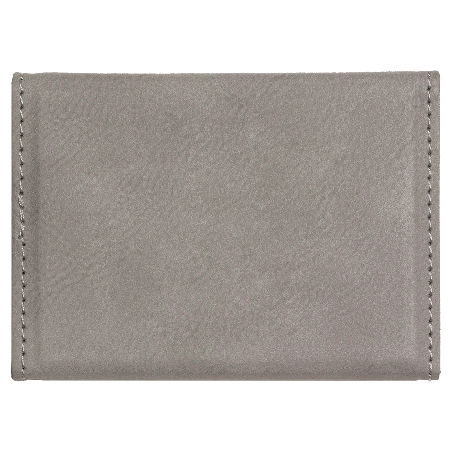 3 3/4" x 2 3/4" Custom Engraved Leatherette Hard Business Card Holder
