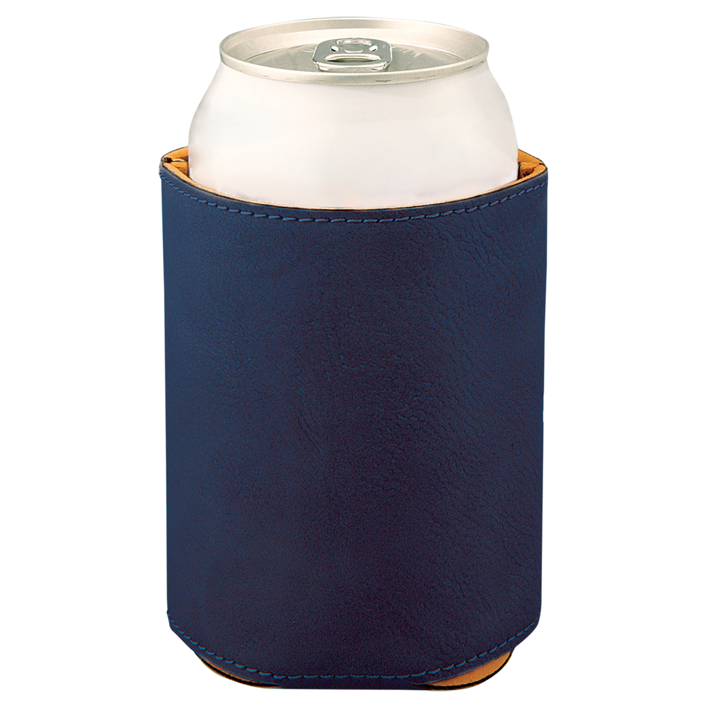 Custom Laser Engraved 3-3/4" Leatherette Beverage Holder (Koozie) - Upload Your Logo, Brand, or Image