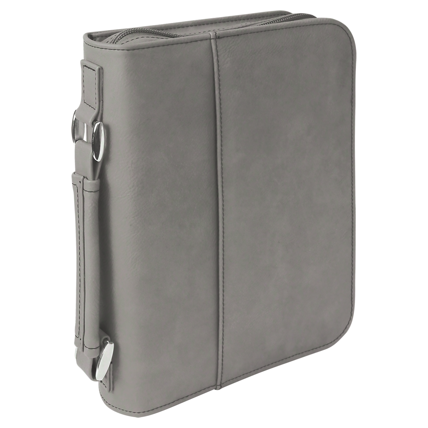 6 3/4" x 9 1/4" Leatherette Book/Bible Cover with Handle & Zipper