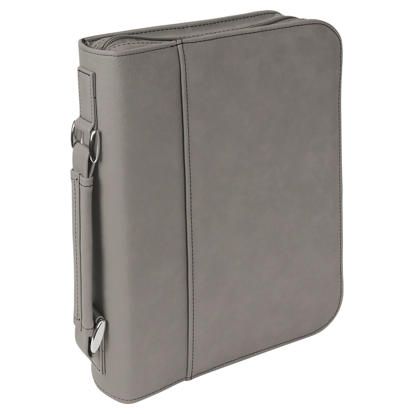 7 1/2" x 10 3/4" Leatherette Book/Bible Cover with Handle & Zipper