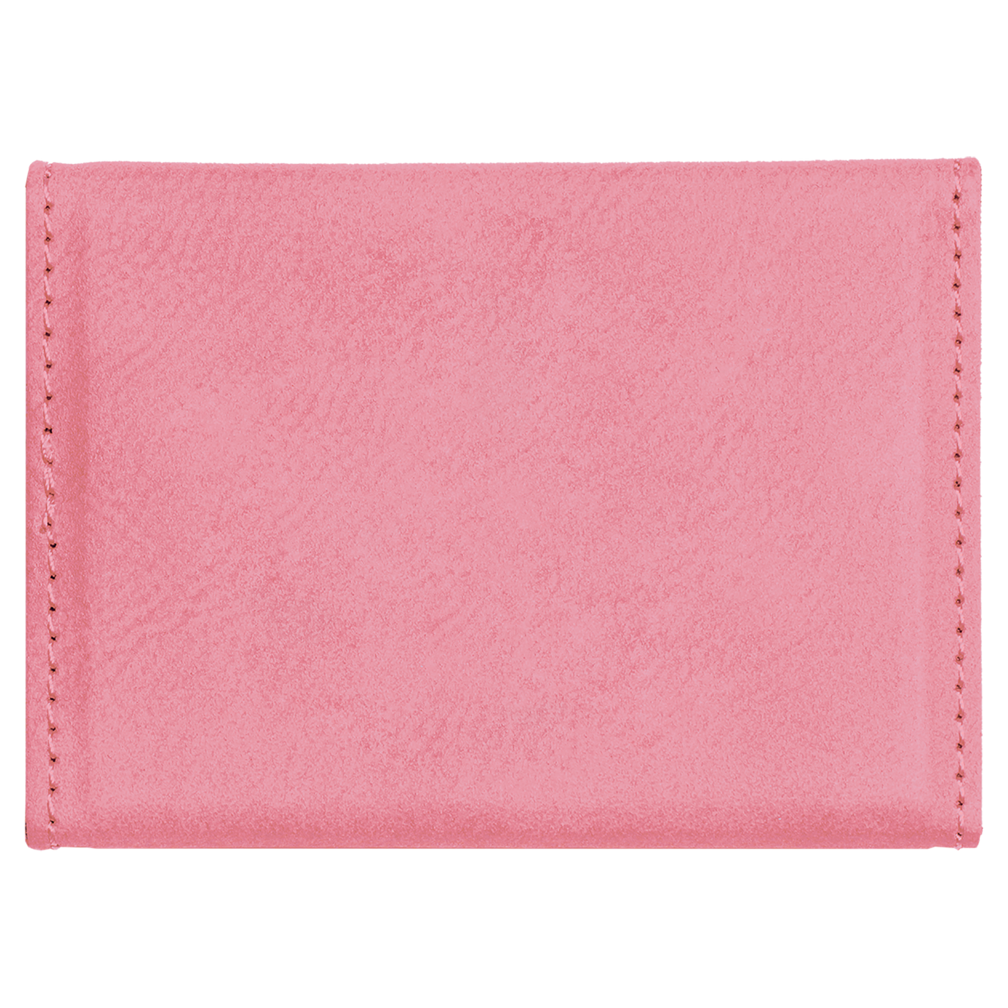3 3/4" x 2 3/4" Custom Engraved Leatherette Hard Business Card Holder