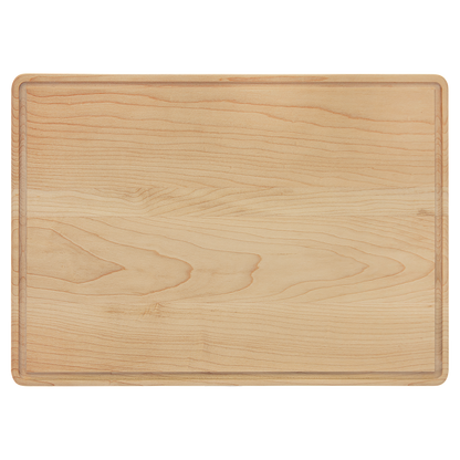 Custom Branded Maple Cutting Board with Juice Groove