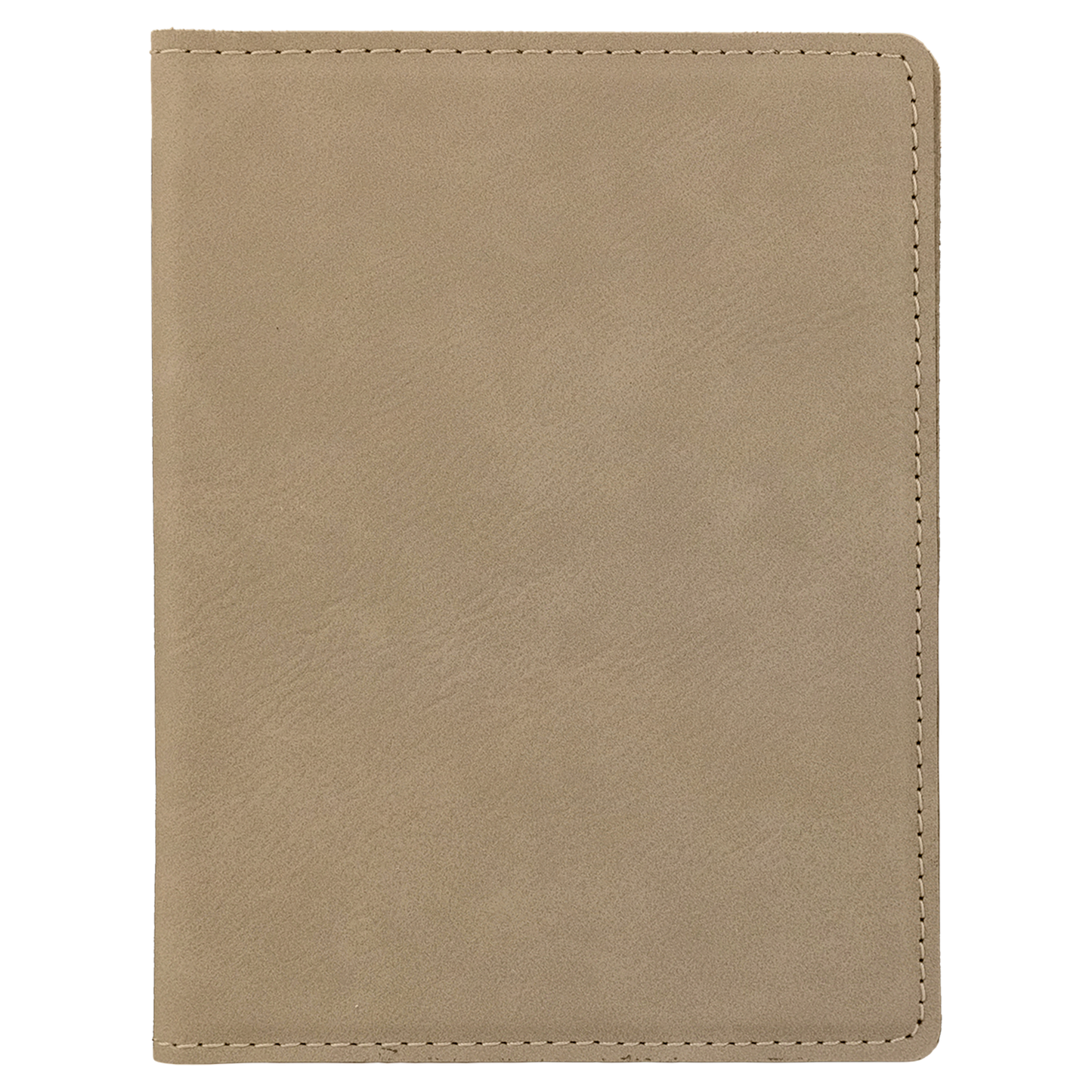 4 1/4" x 5 1/2" Custom Engraved Leatherette Passport Holder