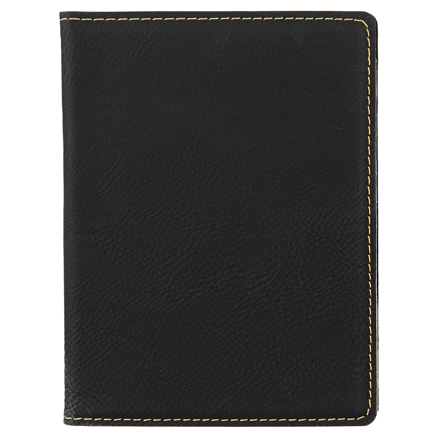 4 1/4" x 5 1/2" Custom Engraved Leatherette Passport Holder