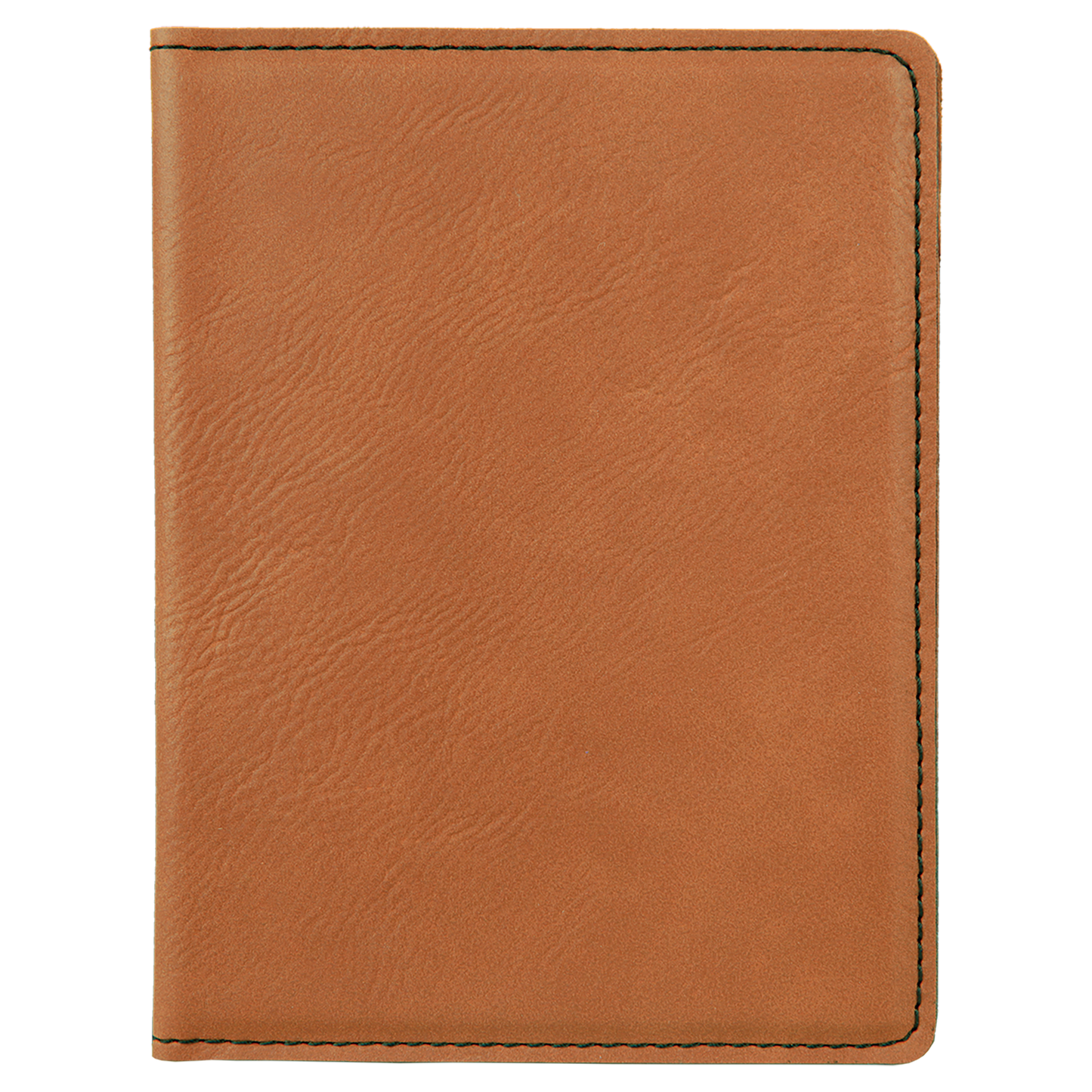 4 1/4" x 5 1/2" Custom Engraved Leatherette Passport Holder