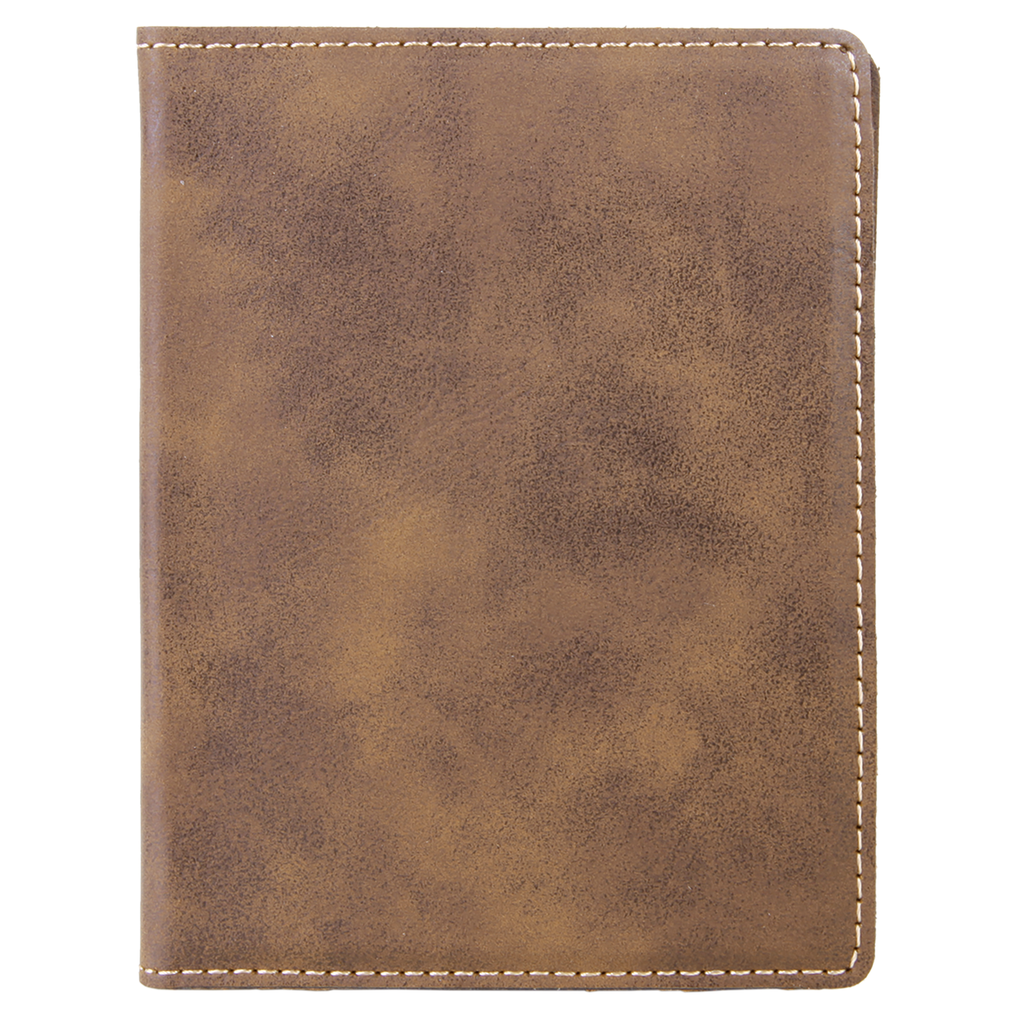 4 1/4" x 5 1/2" Custom Engraved Leatherette Passport Holder