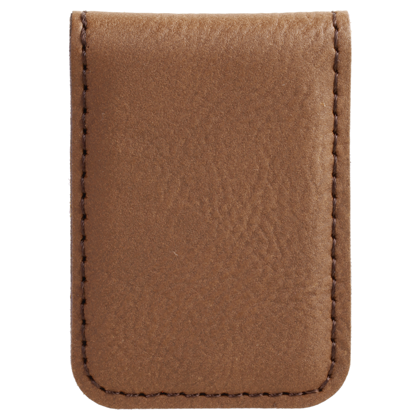 1 3/4" x 2 1/2" Laserable Leatherette Money Clip