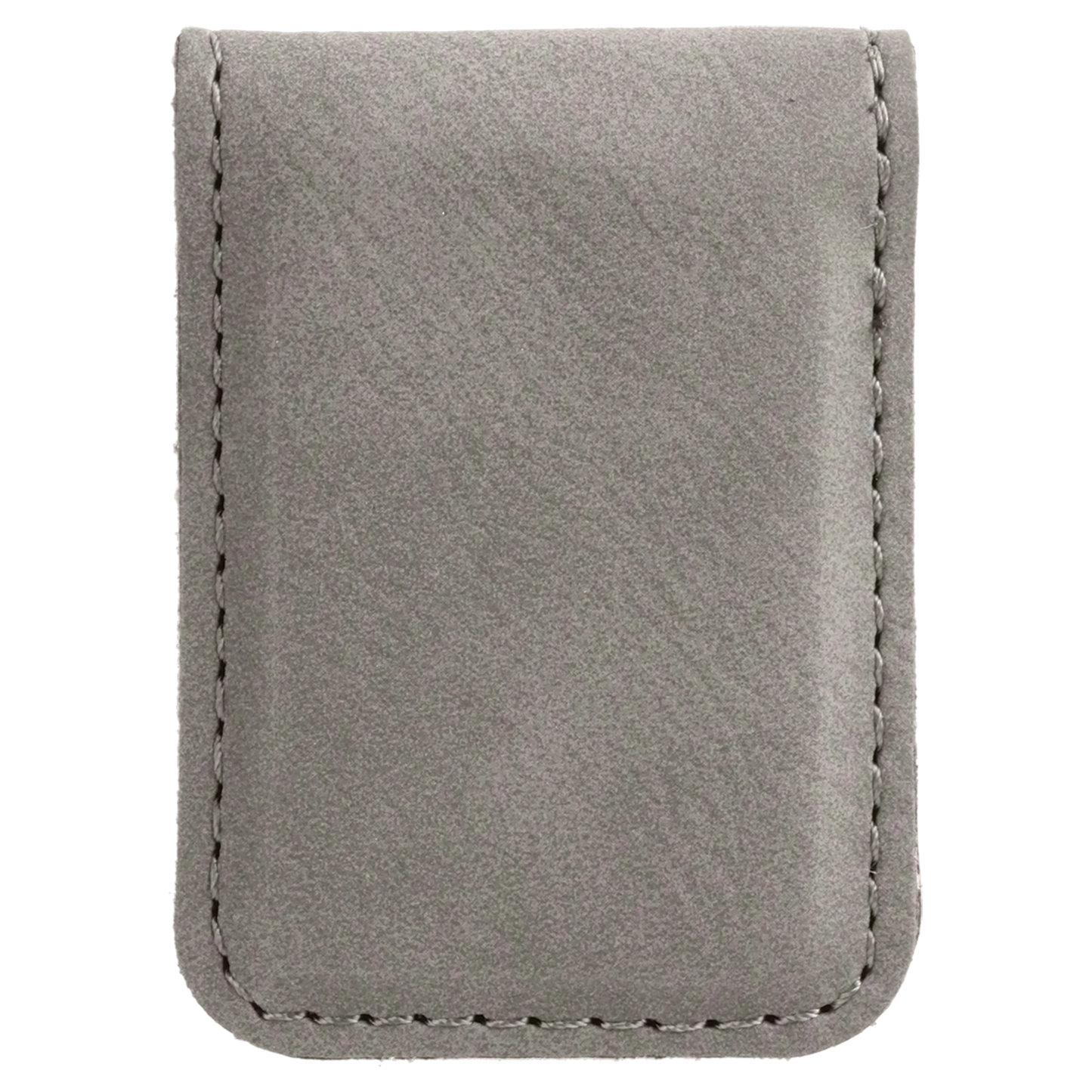 1 3/4" x 2 1/2" Laserable Leatherette Money Clip
