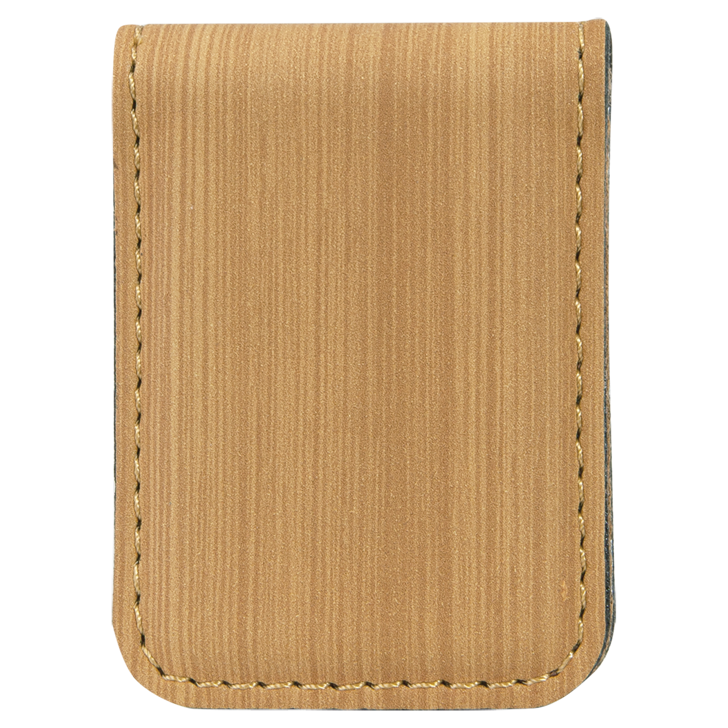 1 3/4" x 2 1/2" Laserable Leatherette Money Clip