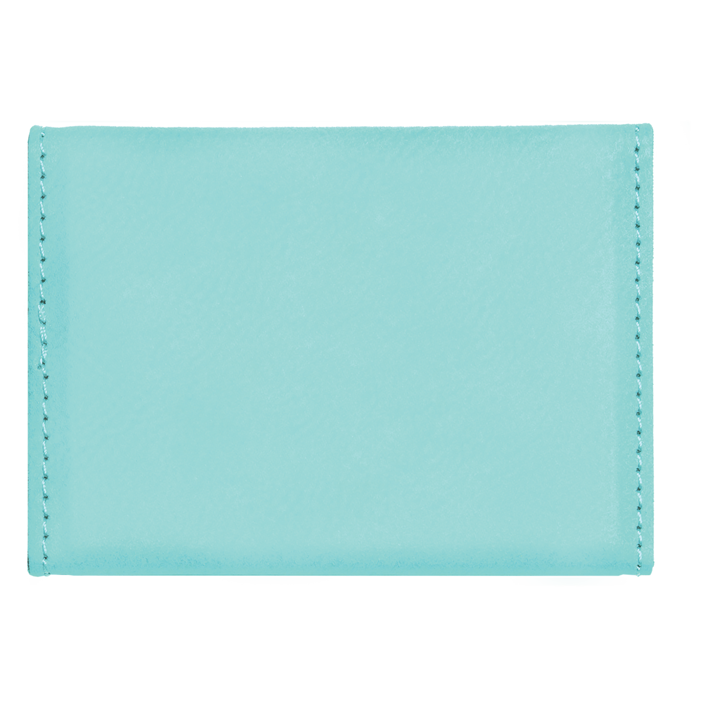 3 3/4" x 2 3/4" Custom Engraved Leatherette Hard Business Card Holder