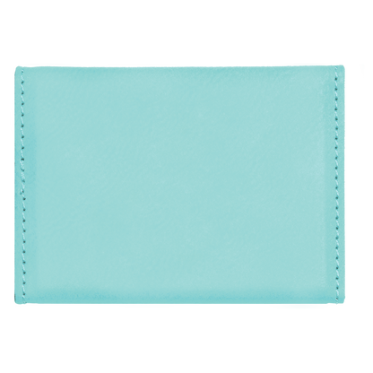 3 3/4" x 2 3/4" Custom Engraved Leatherette Hard Business Card Holder