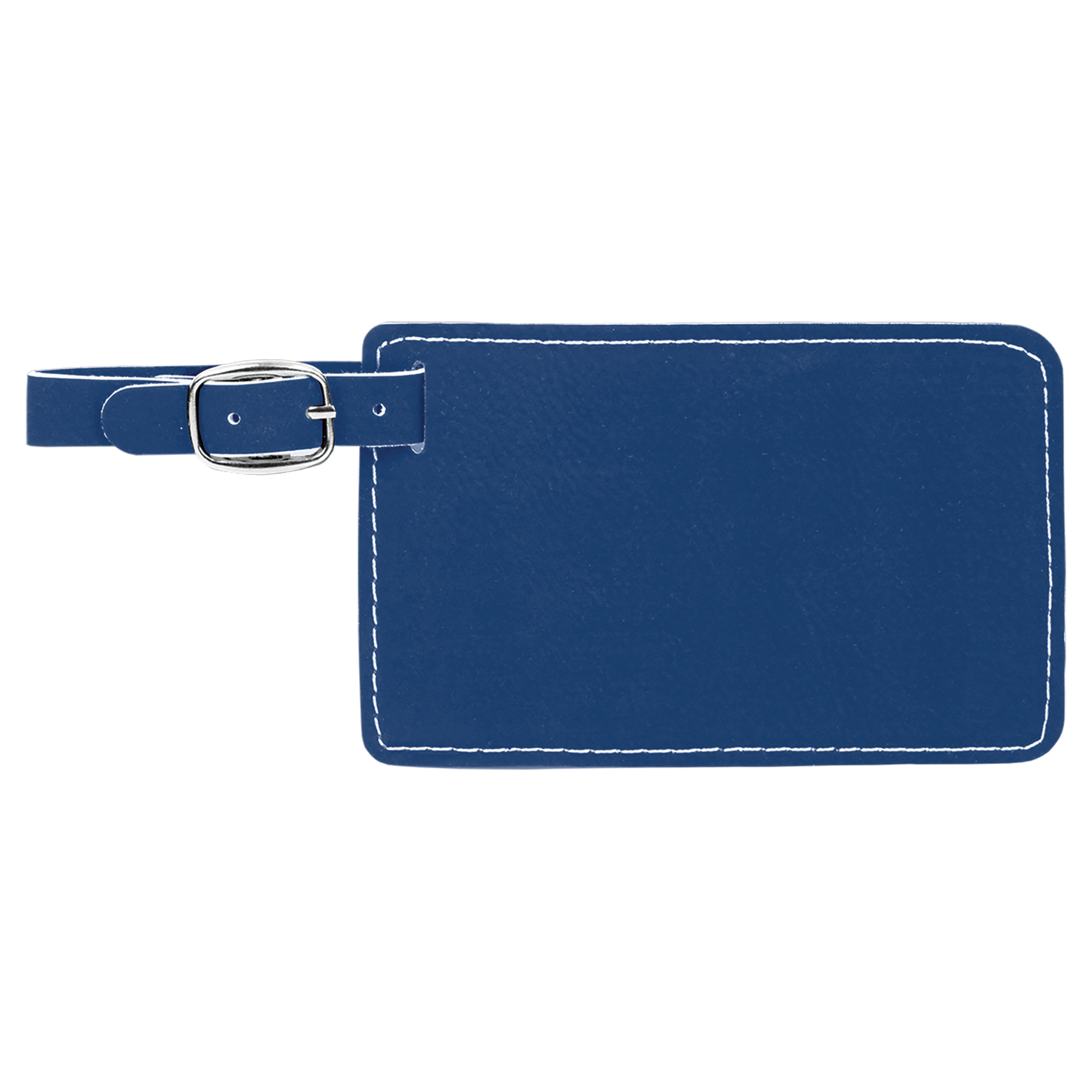 4 1/4" x 2 3/4" Custom Engraved Leatherette Luggage Tag