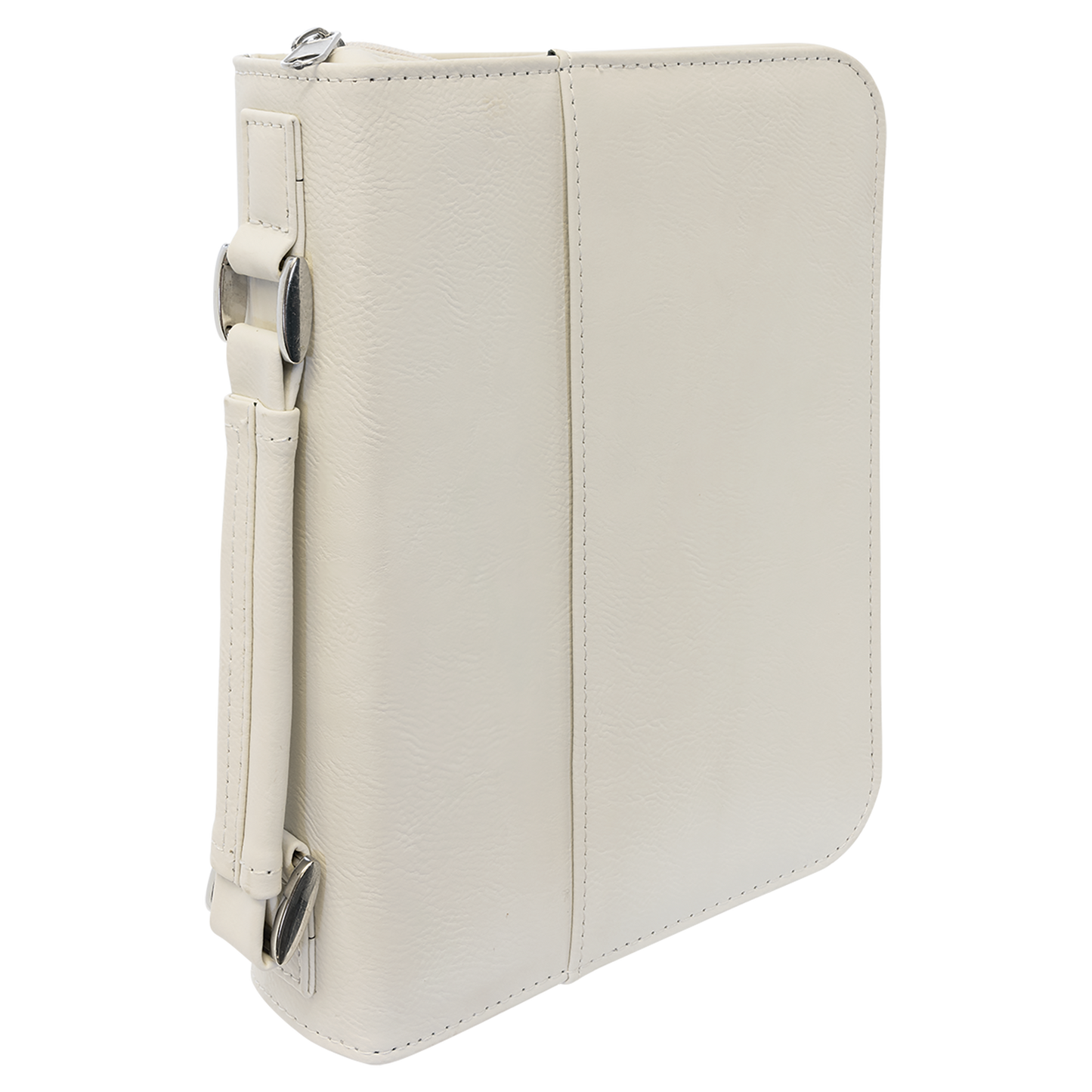 6 3/4" x 9 1/4" Leatherette Book/Bible Cover with Handle & Zipper