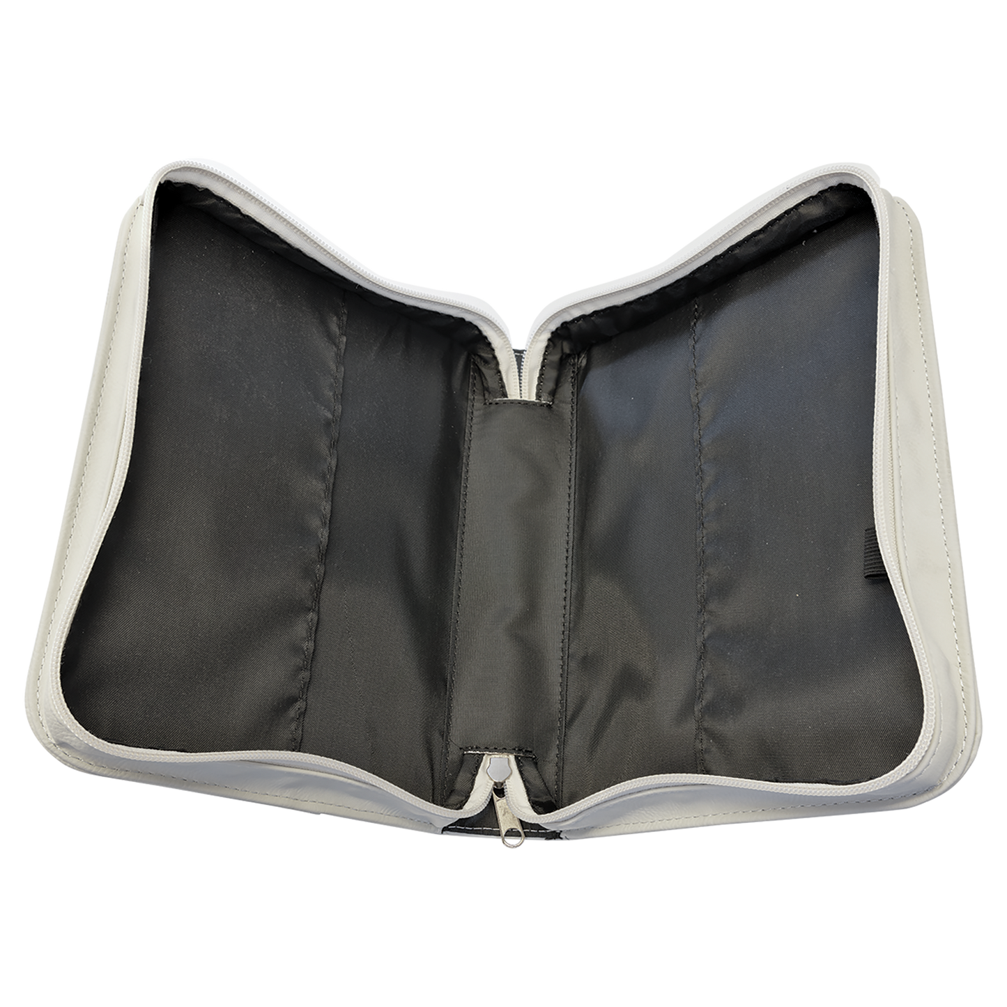 6 3/4" x 9 1/4" Leatherette Book/Bible Cover with Handle & Zipper