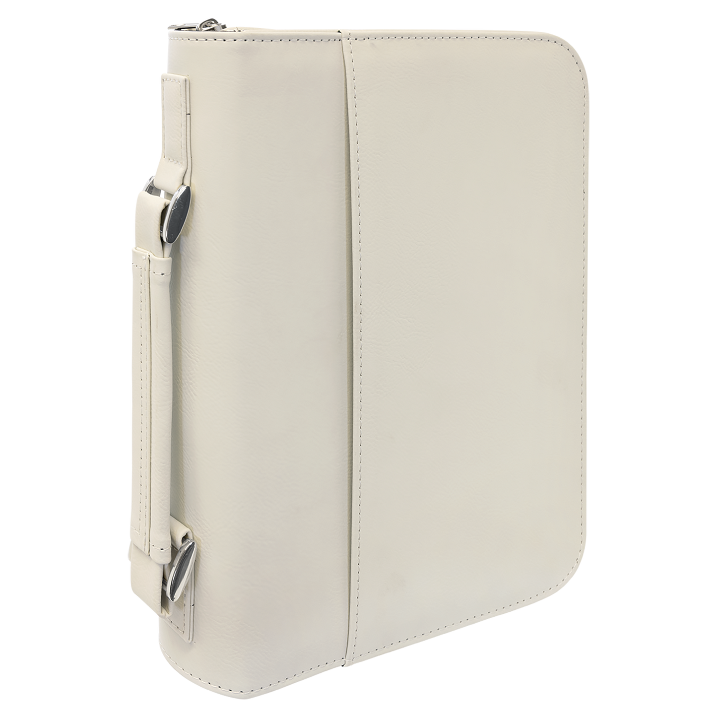7 1/2" x 10 3/4" Leatherette Book/Bible Cover with Handle & Zipper