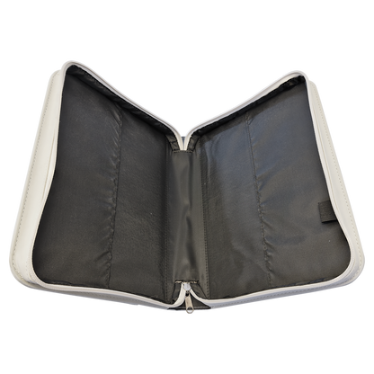 7 1/2" x 10 3/4" Leatherette Book/Bible Cover with Handle & Zipper