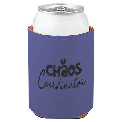 Custom Branded 3-3/4" Leatherette Beverage Holder (Koozie)