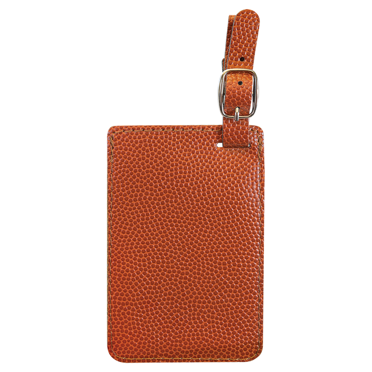 4 1/4" x 2 3/4" Custom Engraved Leatherette Luggage Tag